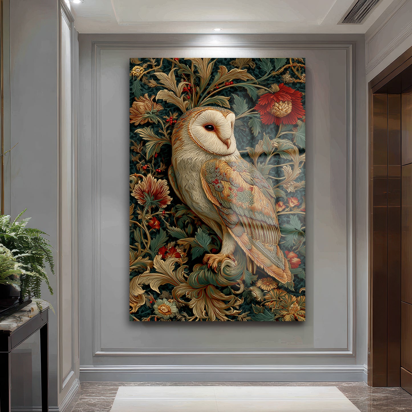 DEKORATİF DİKEY CAM TABLO - TT3476