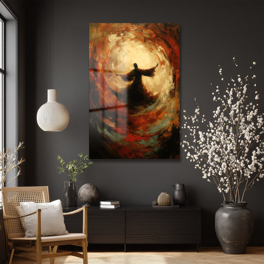 DEKORATİF DİKEY CAM TABLO - TT3320