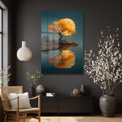 DEKORATİF DİKEY CAM TABLO - TT3380