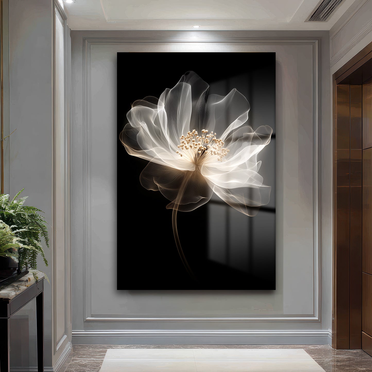 DEKORATİF DİKEY CAM TABLO - TT3408