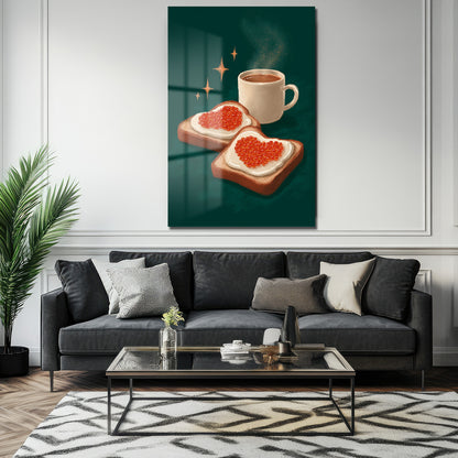 DEKORATİF DİKEY CAM TABLO - TT3325