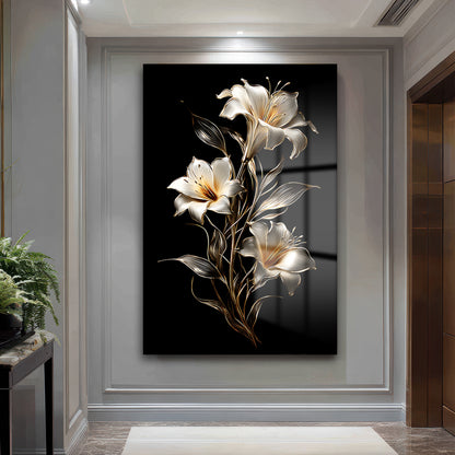 DEKORATİF DİKEY CAM TABLO - TT3410