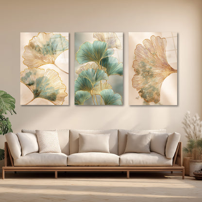 ÜÇLÜ DİKEY CAM TABLO SETİ - TT4149