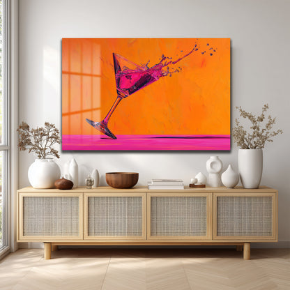 DEKORATİF YATAY CAM TABLO - TT3174