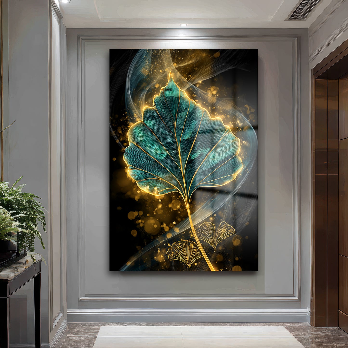 DEKORATİF DİKEY CAM TABLO - TT3414