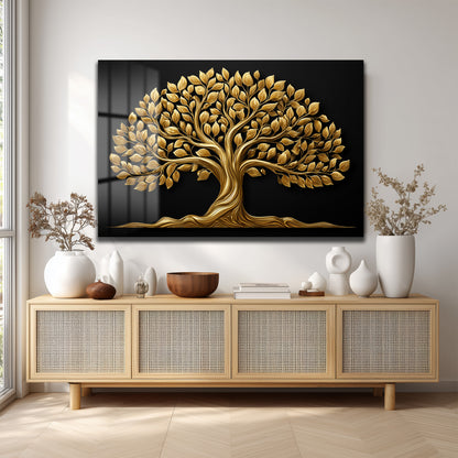 DEKORATİF YATAY CAM TABLO - TT3176