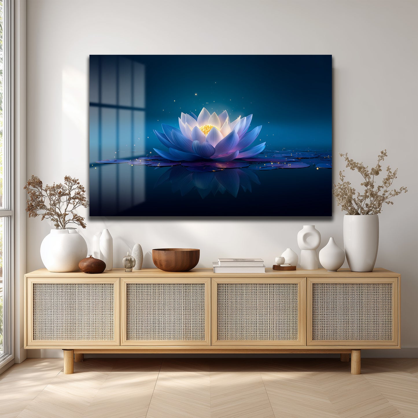 DEKORATİF YATAY CAM TABLO - TT3178