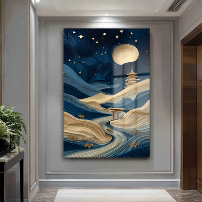 DEKORATİF DİKEY CAM TABLO - TT3486