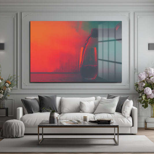 DEKORATİF YATAY CAM TABLO - TT3190