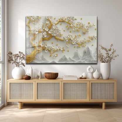 DEKORATİF YATAY CAM TABLO - TT3179