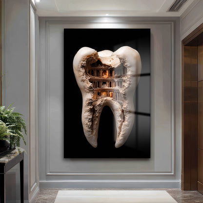 DEKORATİF DİKEY CAM TABLO - TT3418