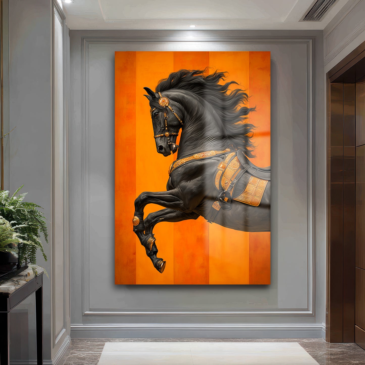 DEKORATİF DİKEY CAM TABLO - TT3419