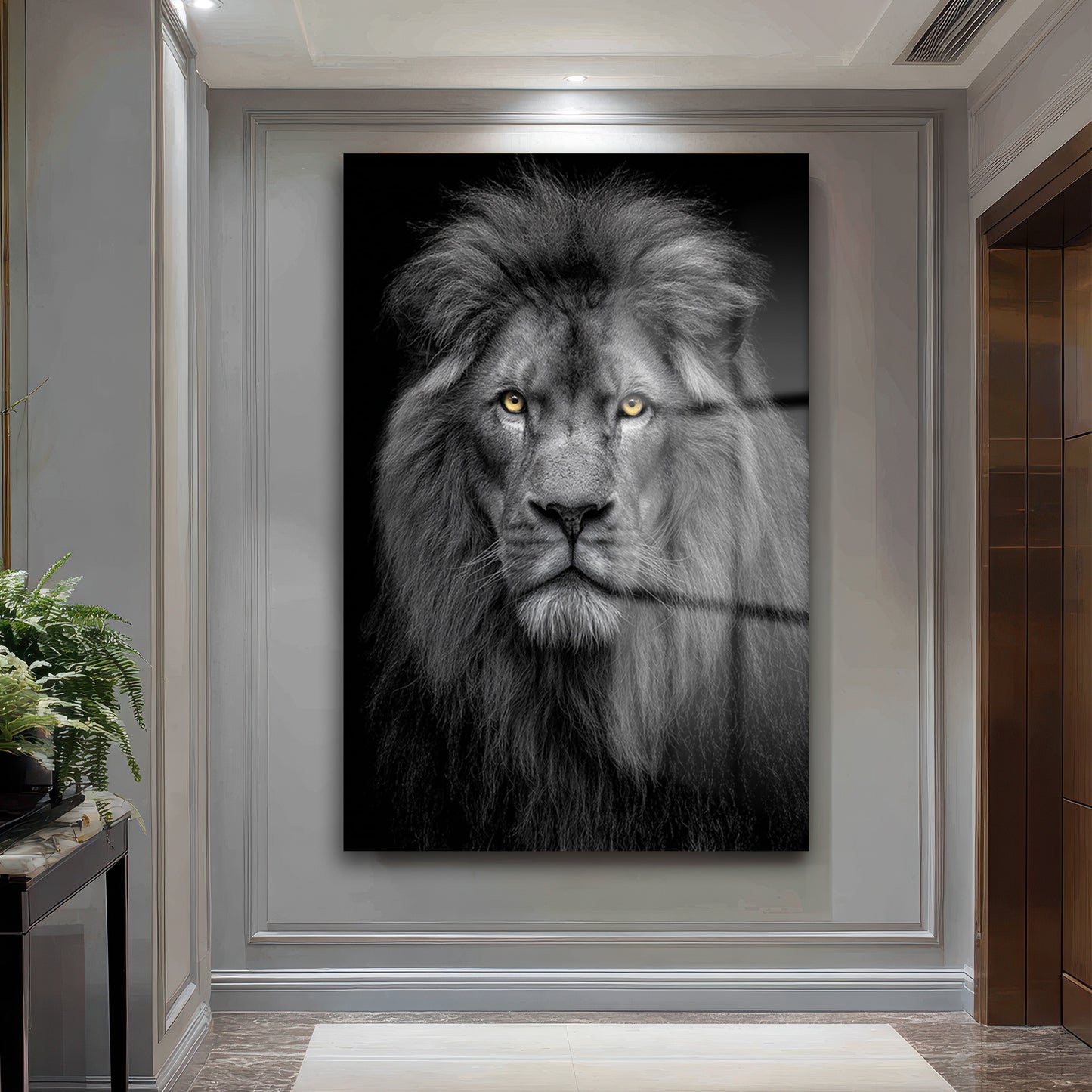 DEKORATİF DİKEY CAM TABLO - TT3488