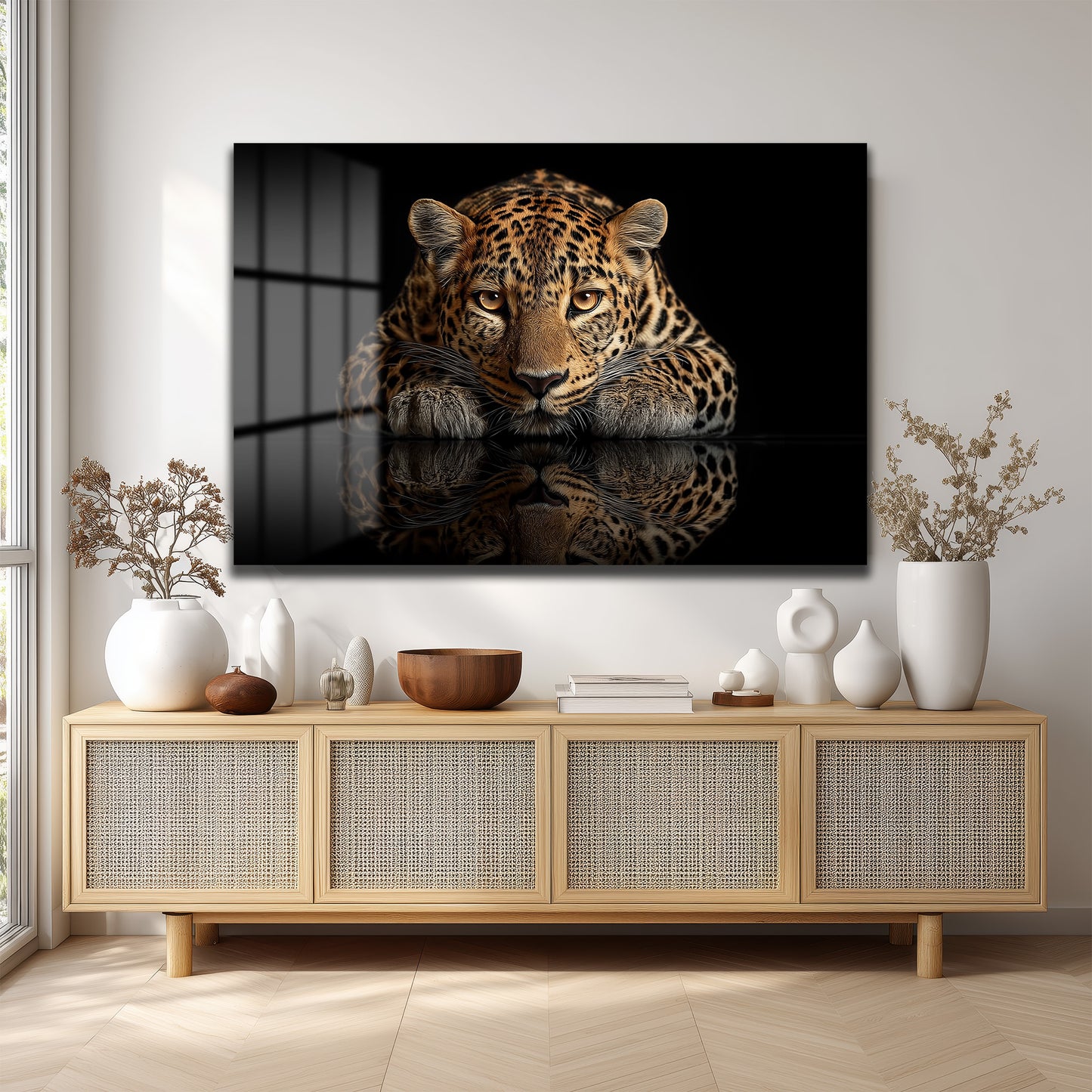 DEKORATİF YATAY CAM TABLO - TT3182