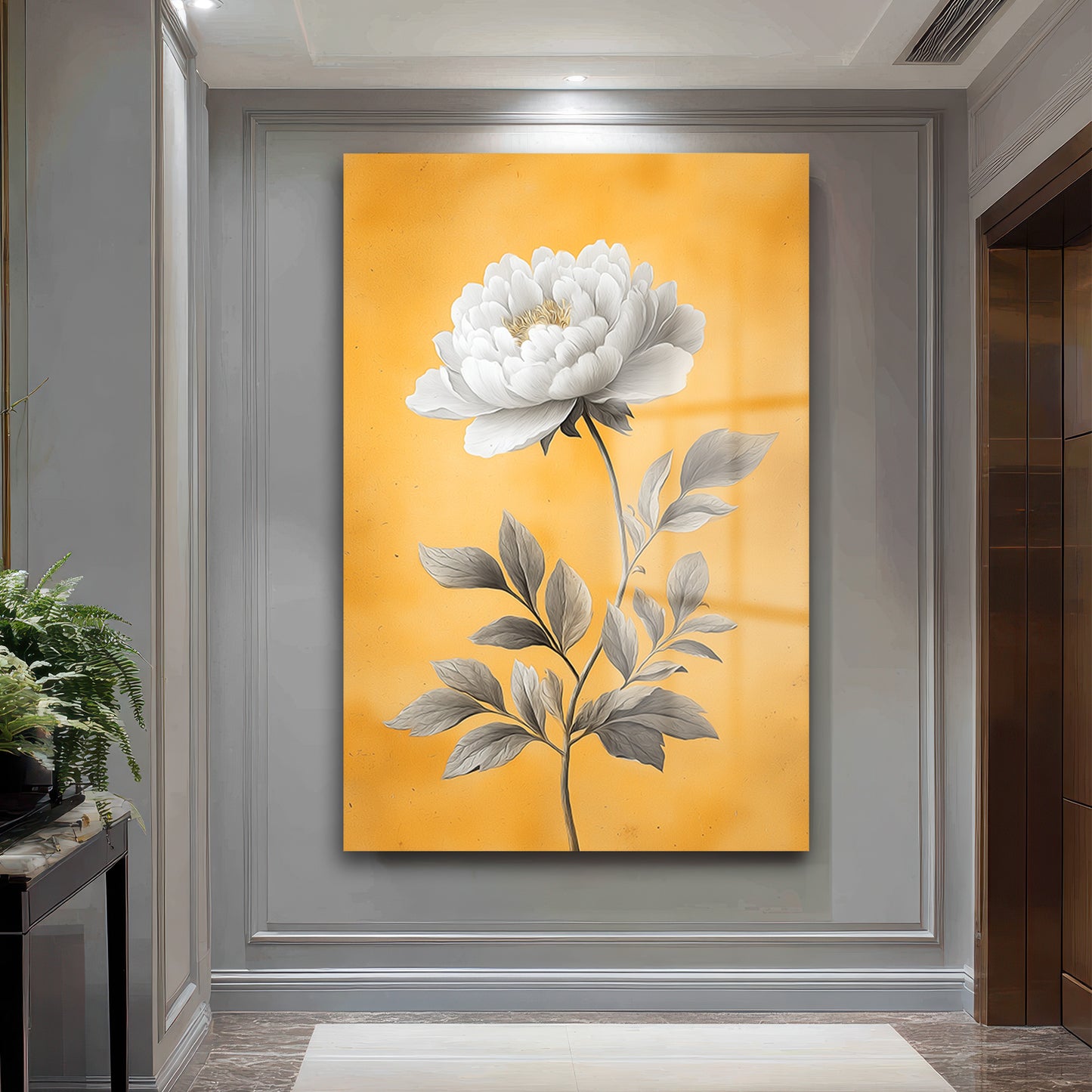 DEKORATİF DİKEY CAM TABLO - TT3423