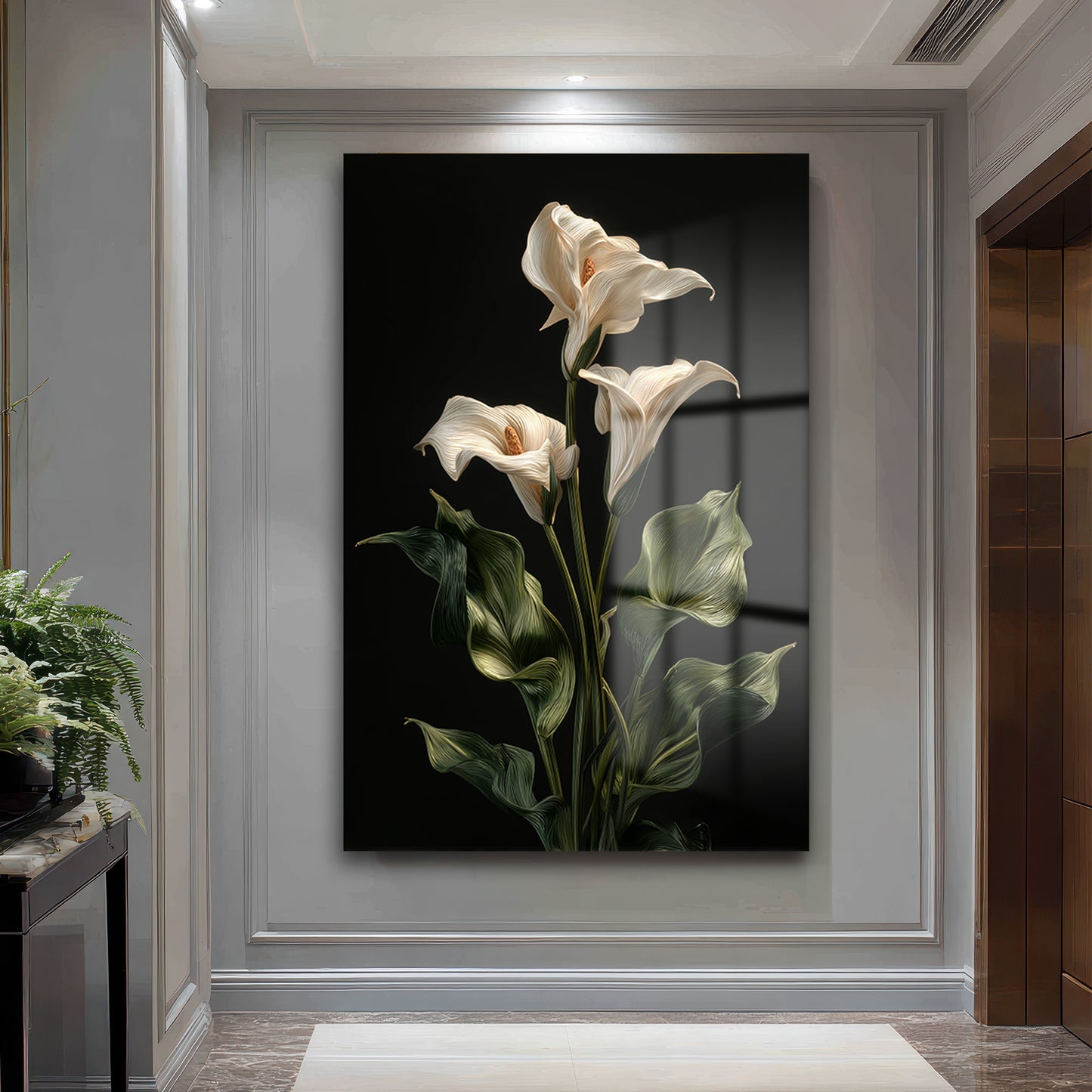 DEKORATİF DİKEY CAM TABLO - TT3493