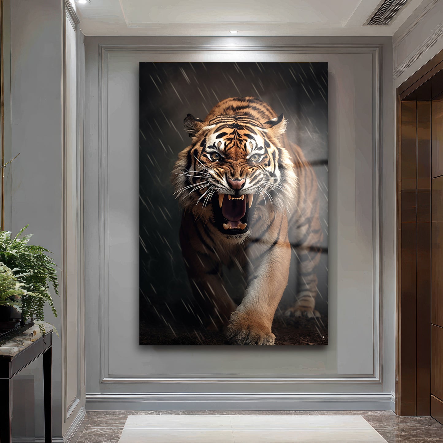 DEKORATİF DİKEY CAM TABLO - TT3495