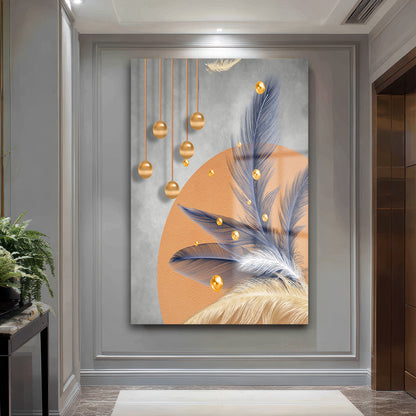 DEKORATİF DİKEY CAM TABLO - TT3497