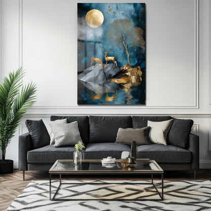 DEKORATİF DİKEY CAM TABLO - TT3427