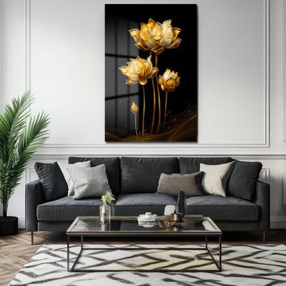 DEKORATİF DİKEY CAM TABLO - TT3349