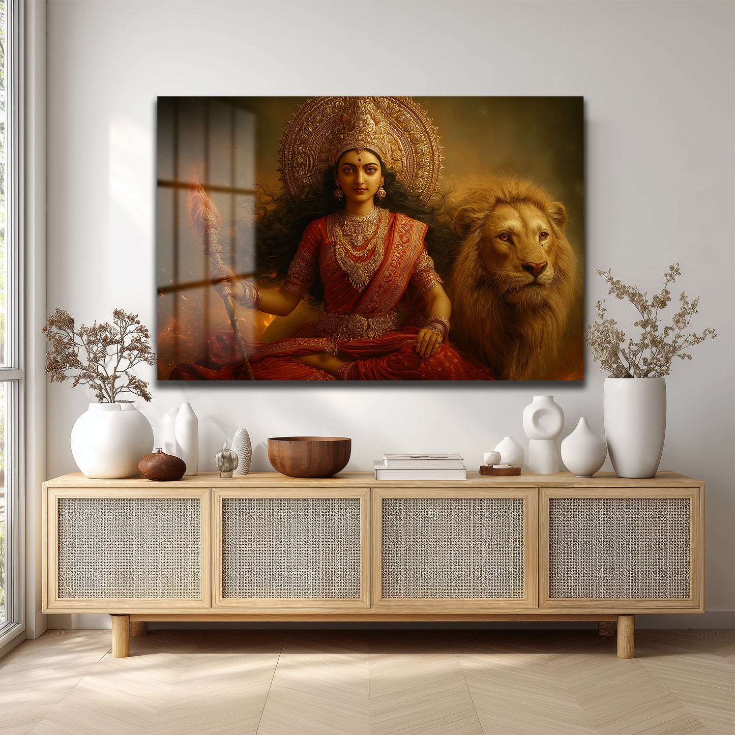 DEKORATİF YATAY CAM TABLO - TT3196