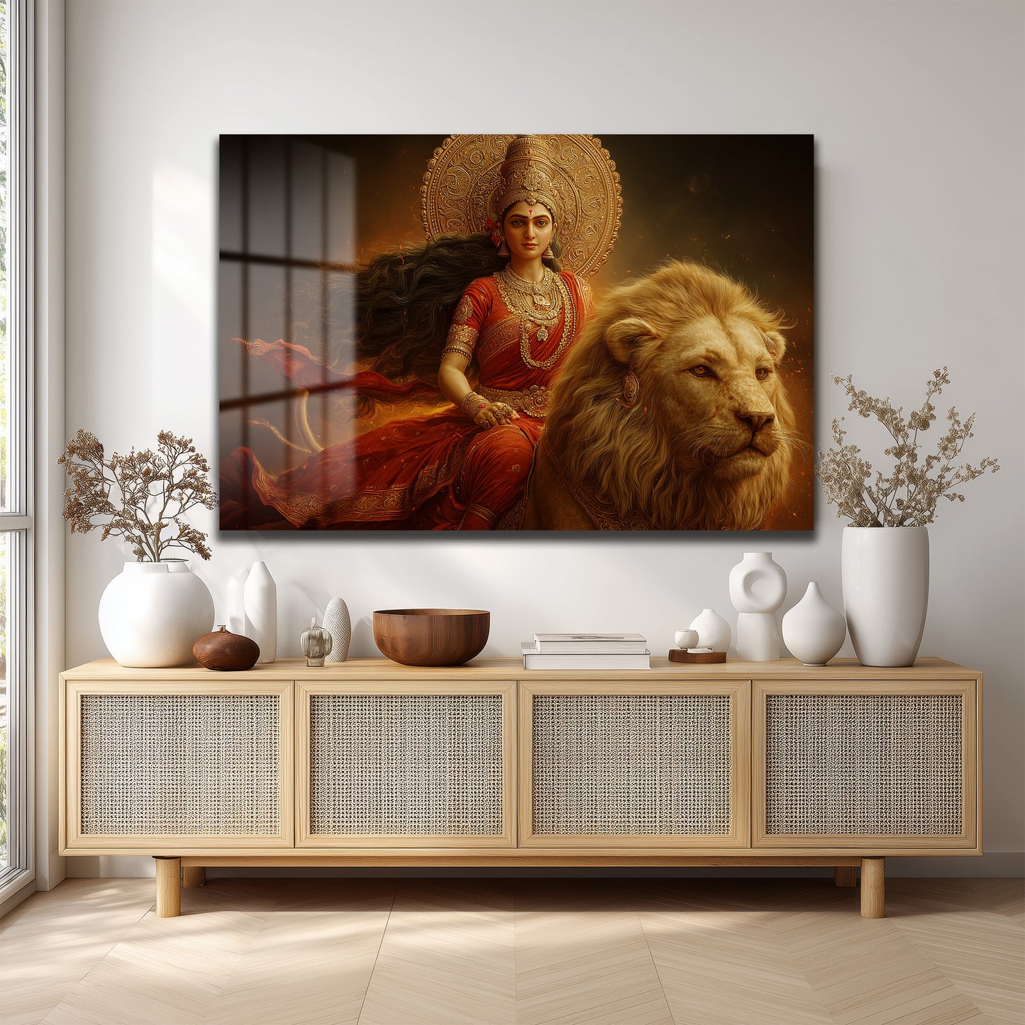 DEKORATİF YATAY CAM TABLO - TT3197