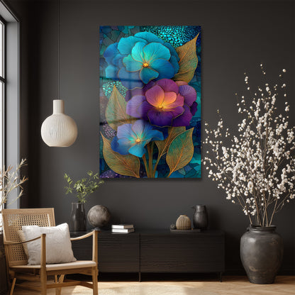 DEKORATİF DİKEY CAM TABLO - TT3455