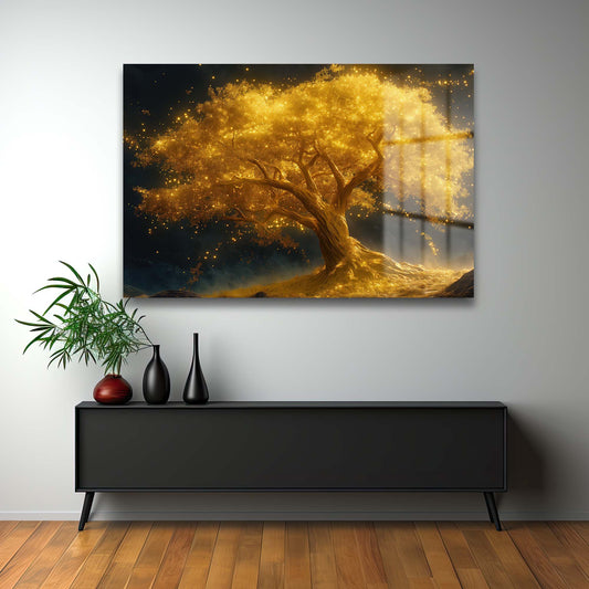 DEKORATİF YATAY CAM TABLO - TT0566