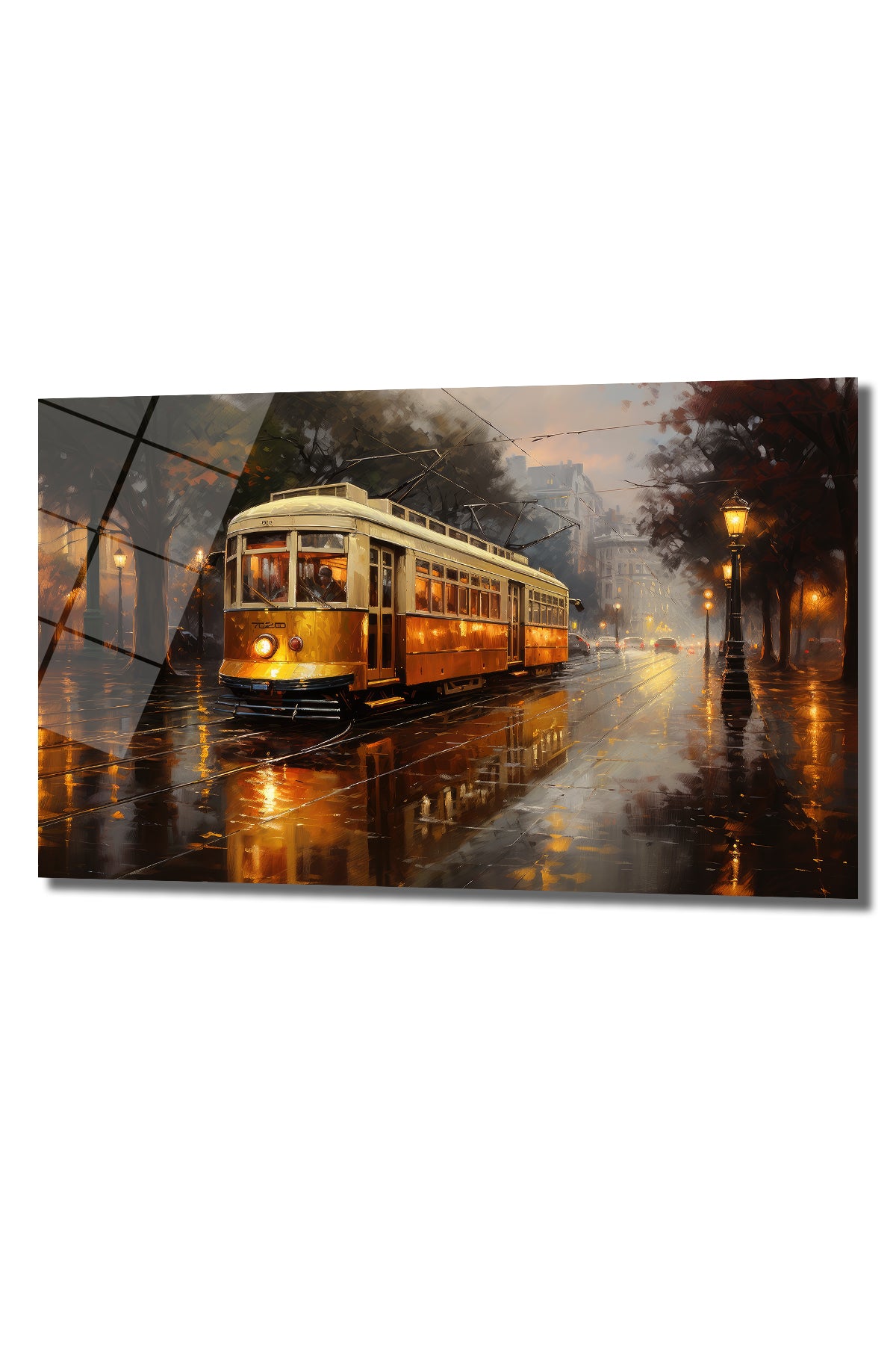 DEKORATİF YATAY CAM TABLO - TT0386