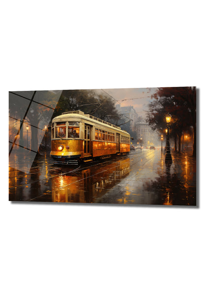 DEKORATİF YATAY CAM TABLO - TT0386