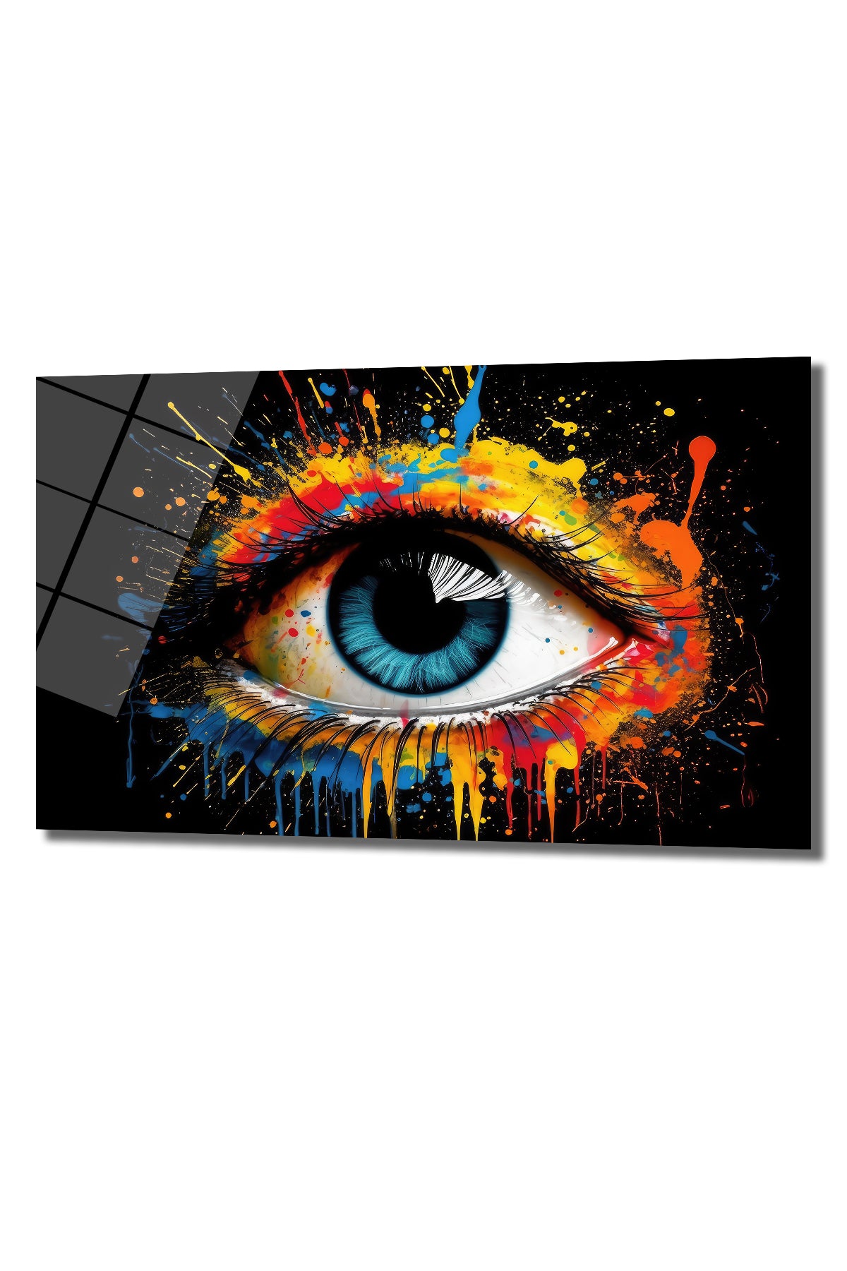 DEKORATİF YATAY CAM TABLO - TT0372
