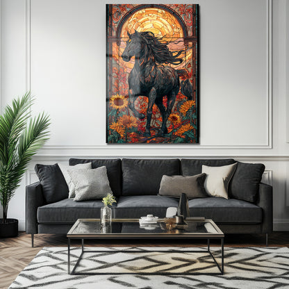 DEKORATİF DİKEY CAM TABLO - TT3434