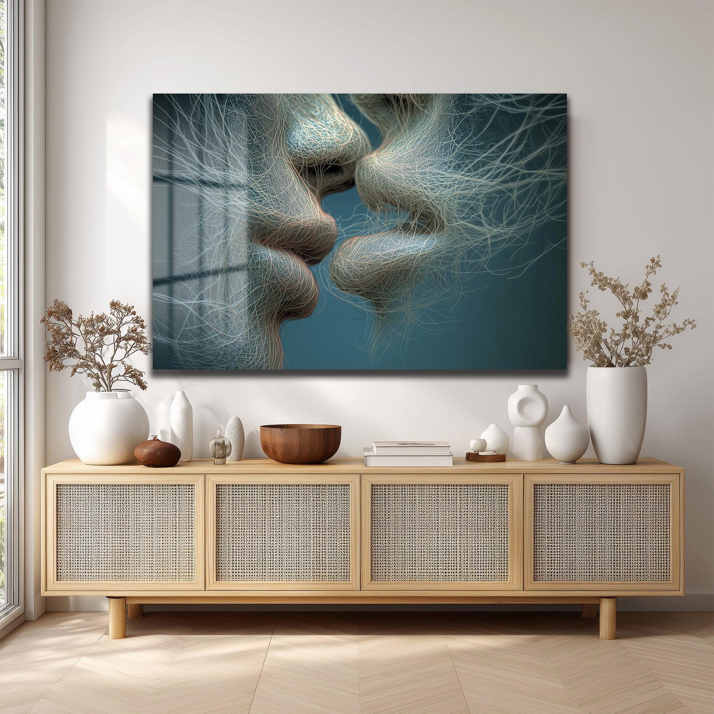 DEKORATİF YATAY CAM TABLO - TT3200