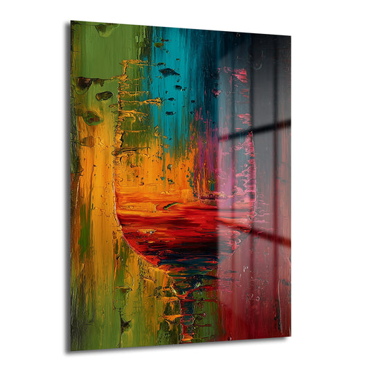 DEKORATİF DİKEY CAM TABLO - TT3295