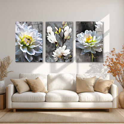 ÜÇLÜ DİKEY CAM TABLO SETİ - TT4087