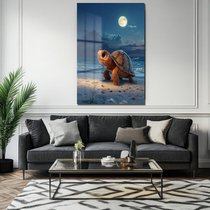 DEKORATİF DİKEY CAM TABLO - TT3438