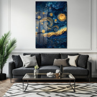 DEKORATİF DİKEY CAM TABLO - TT3371