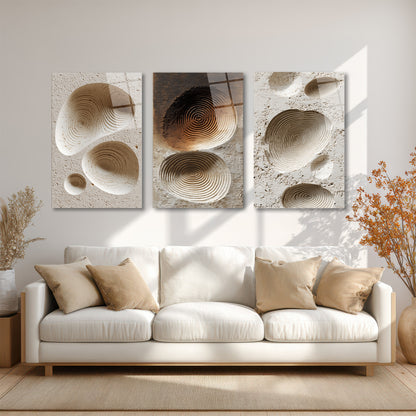 ÜÇLÜ DİKEY CAM TABLO SETİ - TT4089