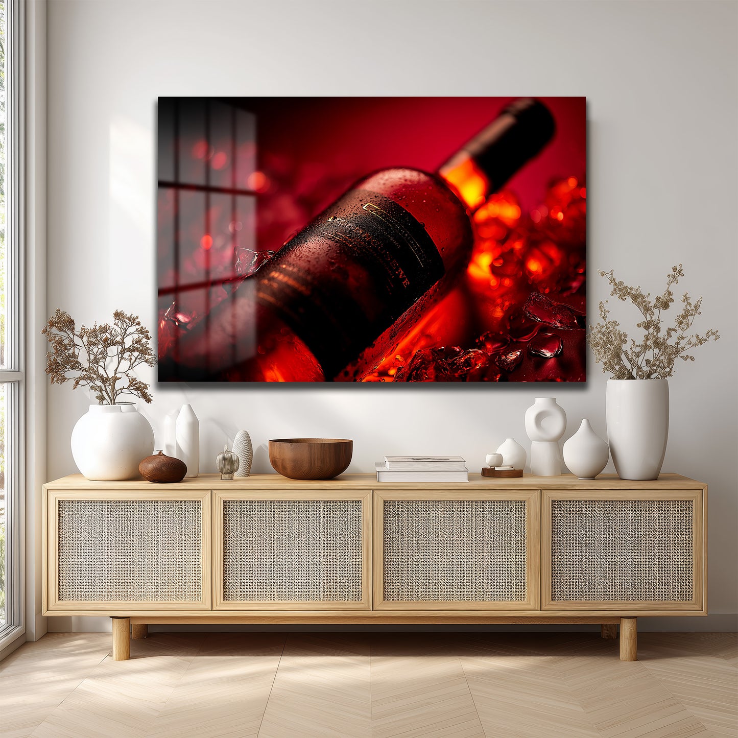 DEKORATİF YATAY CAM TABLO - TT3205