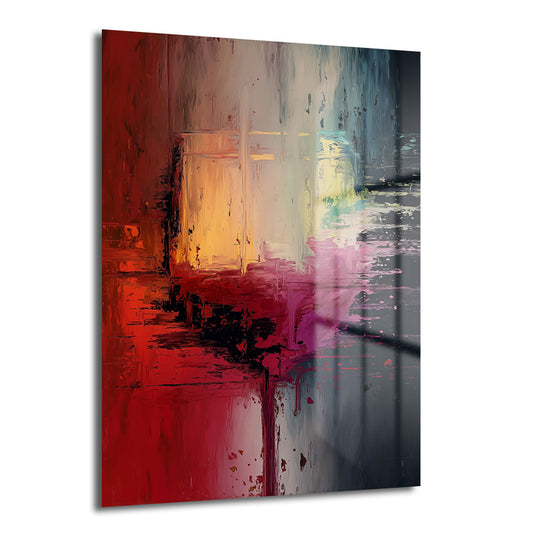 DEKORATİF DİKEY CAM TABLO - TT3301