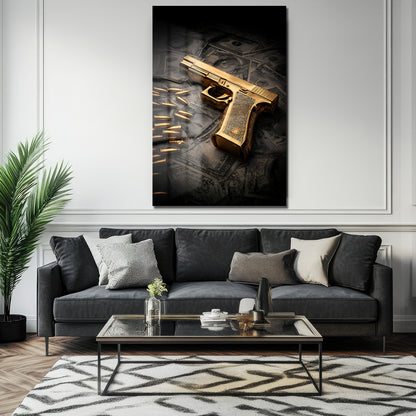 DEKORATİF DİKEY CAM TABLO - TT3373