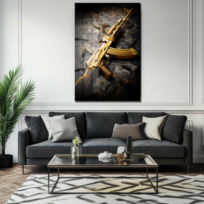 DEKORATİF DİKEY CAM TABLO - TT3374