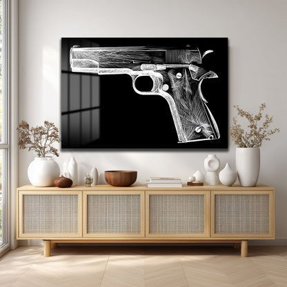 DEKORATİF YATAY CAM TABLO - TT3210