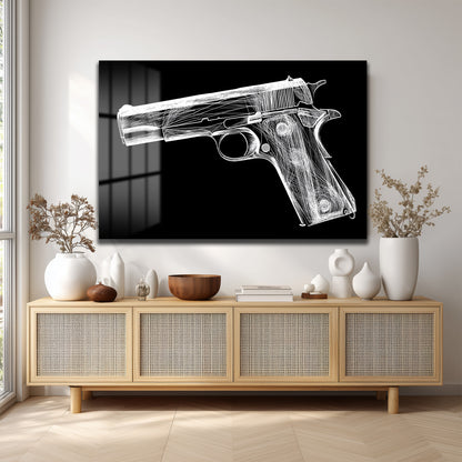 DEKORATİF YATAY CAM TABLO - TT3211