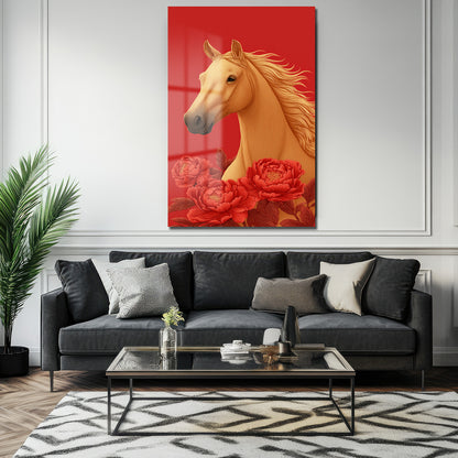 DEKORATİF DİKEY CAM TABLO - TT3446