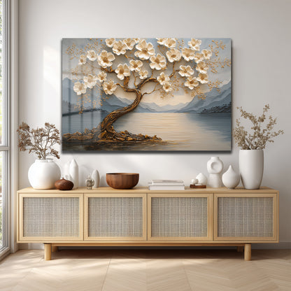 DEKORATİF YATAY CAM TABLO - TT3212