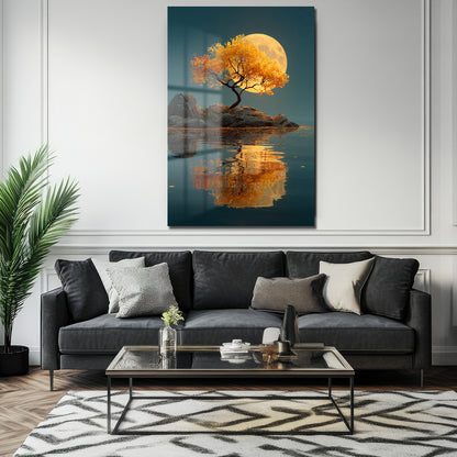 DEKORATİF DİKEY CAM TABLO - TT3380