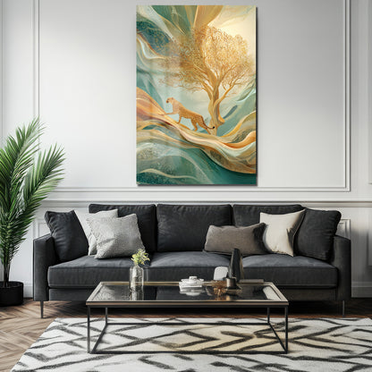 DEKORATİF DİKEY CAM TABLO - TT3383