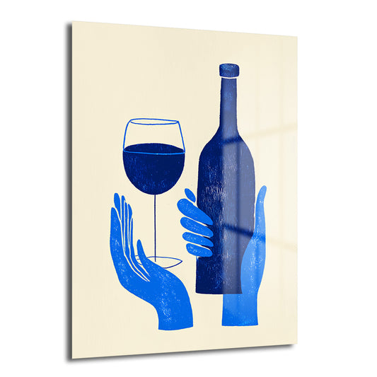 DEKORATİF DİKEY CAM TABLO - TT3312