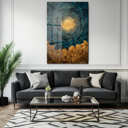 DEKORATİF DİKEY CAM TABLO - TT3453